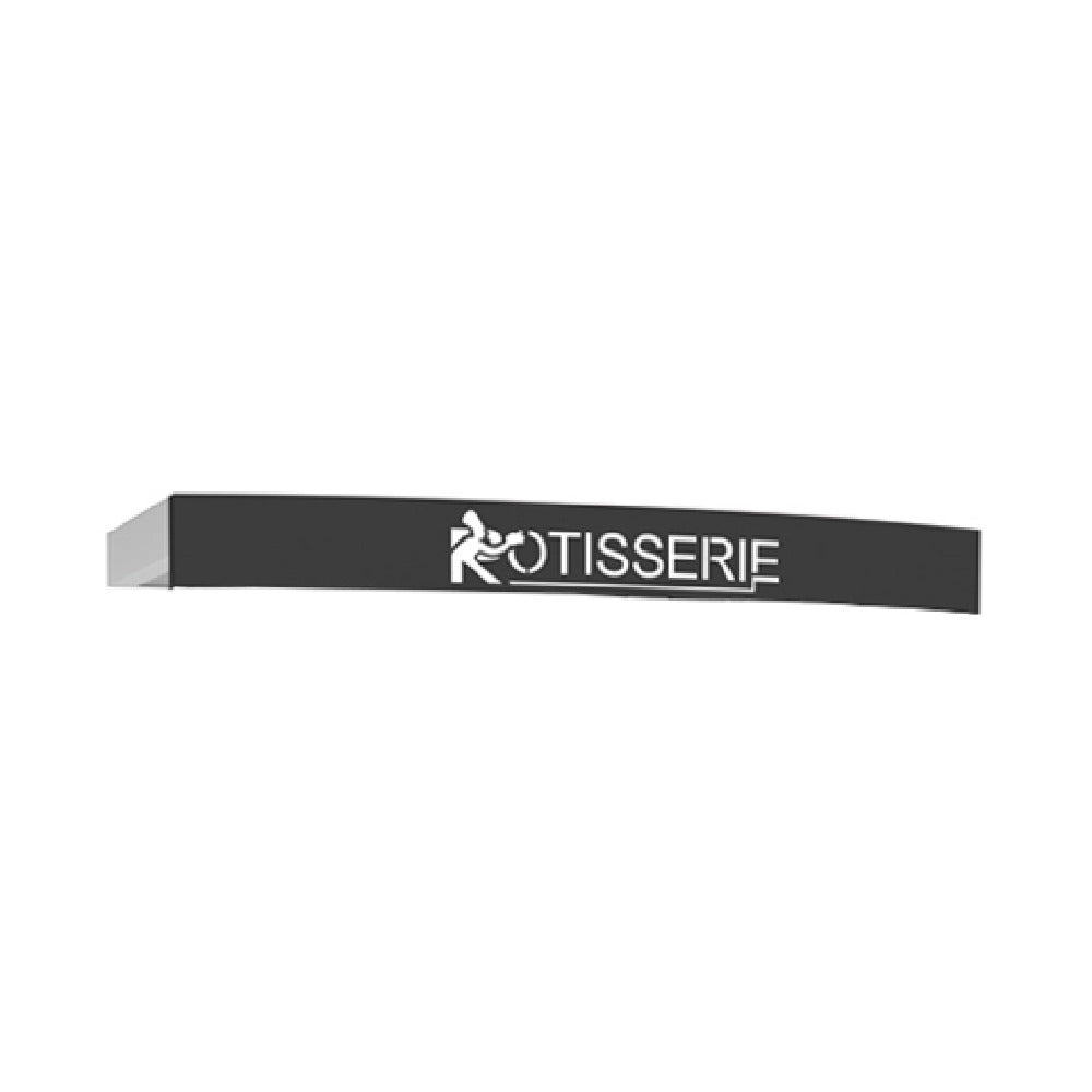 Rotisol 1675BDE Roof With Illuminated "Rotisserie" Sign (or Custom Lettering Or Logo For Additional Charge)