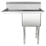 Empura EHD11818L18 - Sink, 38.5"W X 23.5"D X 44.25"H, (1) Compartment