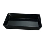 Yanco RM-618BK Rome Plate 17-3/4"L X 11-3/4"W X 2-1/2"H Rectangular