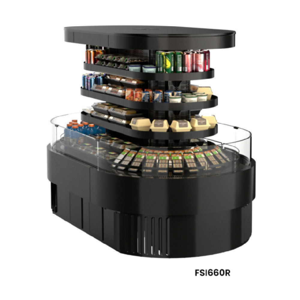 Structural Concepts FSI860R - Oasis® Refrigerated Self-Service Island, 99-3/4"W X 48-1/8"D X 60-1/8"H