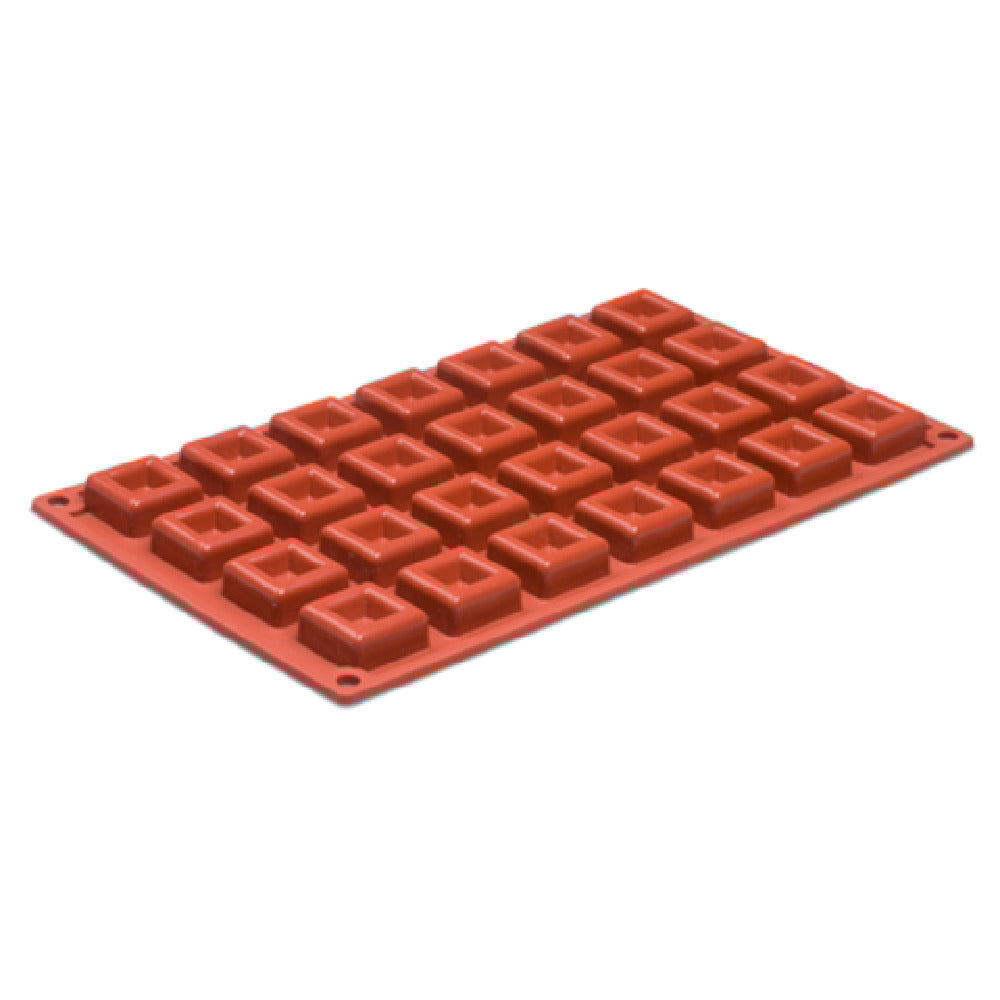 JB Prince M511 Z Pavoni Mold 12"L X 7"W (28) Mini Square Savarin