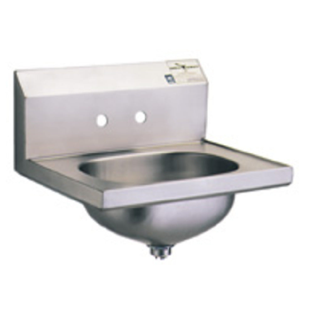 Eagle HSA-10-2X Hand Sink Wall Mount 13-1/2" Wide X 9-3/4" Front-to-back X 6-3/4" Deep Bowl