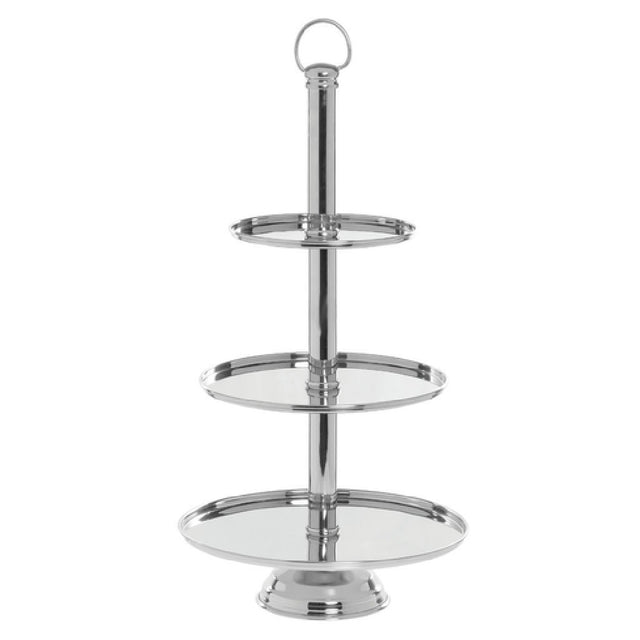 Hubert 13581 - Display Stand, 3-tier, 12" Dia. X 22"H