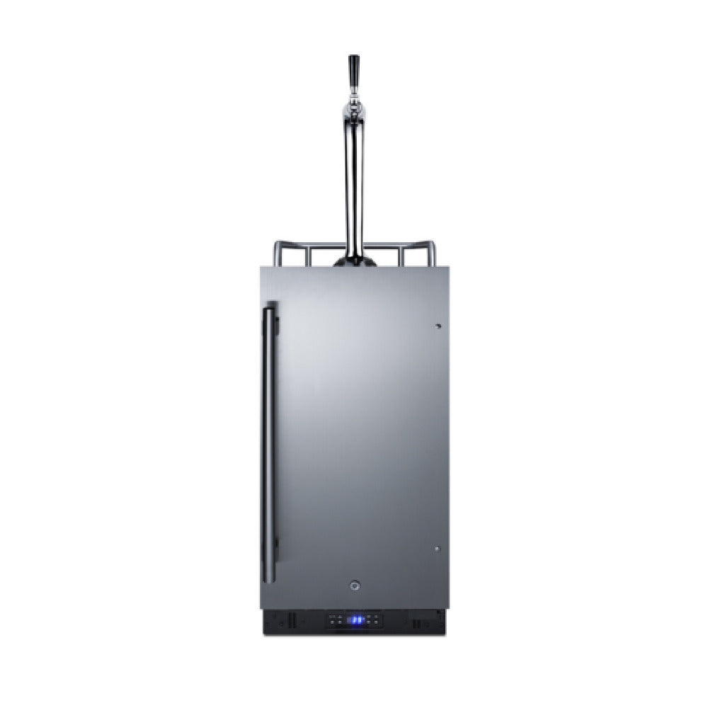 Summit SBC15SNAKE - Beer Kegerator, 15" Wide, 2.9 Cu.ft. Capacity