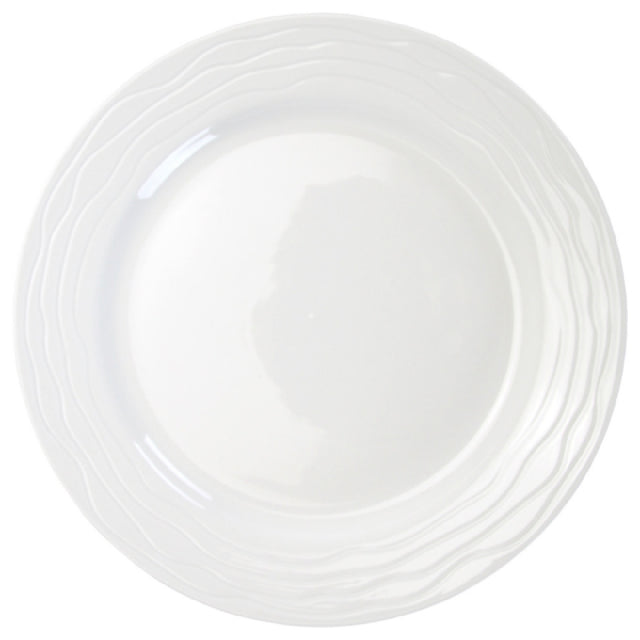International Tableware WA-8 Plate 9" Dia. Wide Patterned Rim