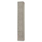 Hubert 14491 - Locker, 6-tier, 12" X 18" X 72"H