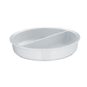 BauscherHepp 60.3073.9990 Chafing Dish Insert 124 Oz. (62 Oz. Each Side) 13-1/4" Dia. X 2-3/4" Deep