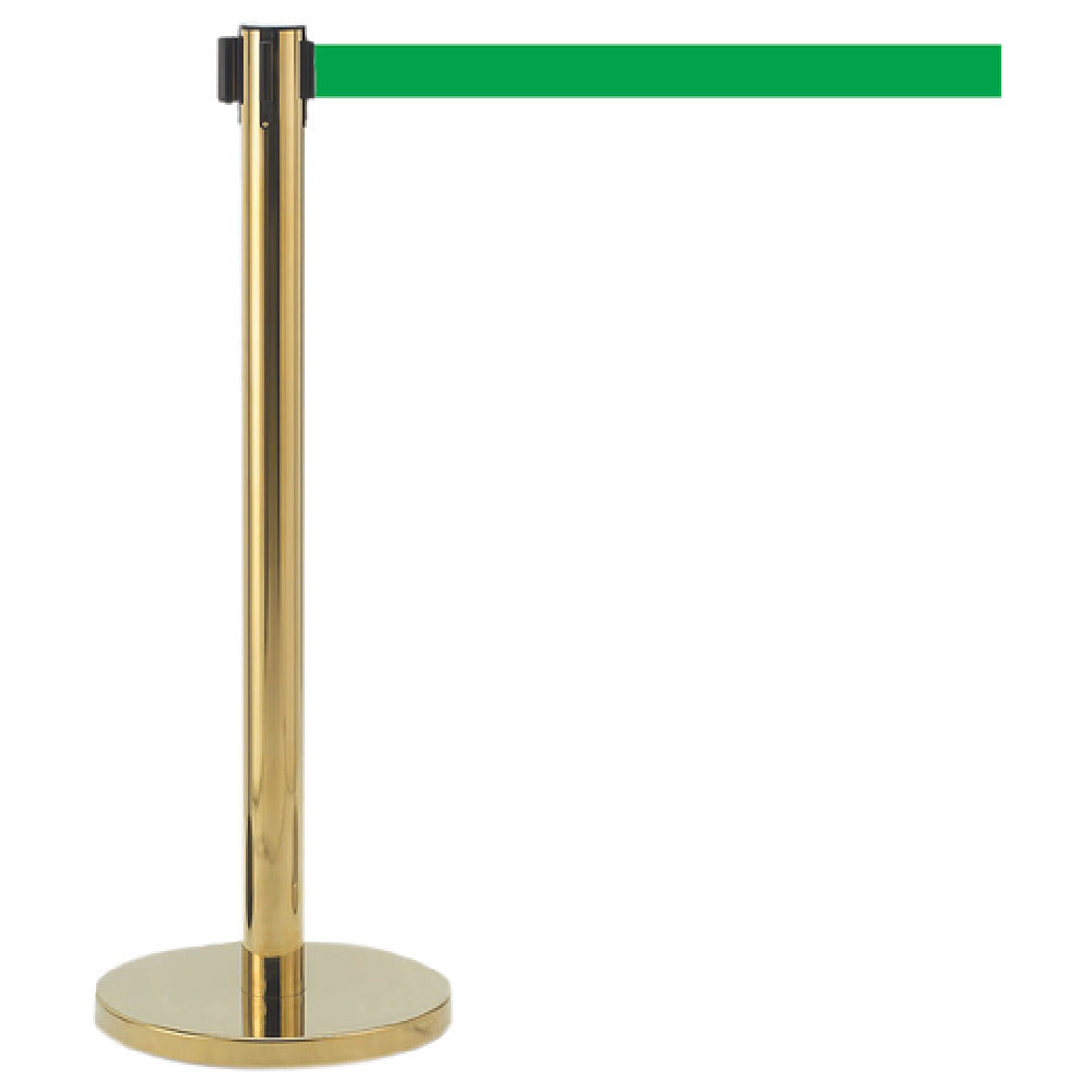 Aarco HB-10GR HB-10GR Form-A-Line™ System Retractable Belt Style Has A Brass Finish