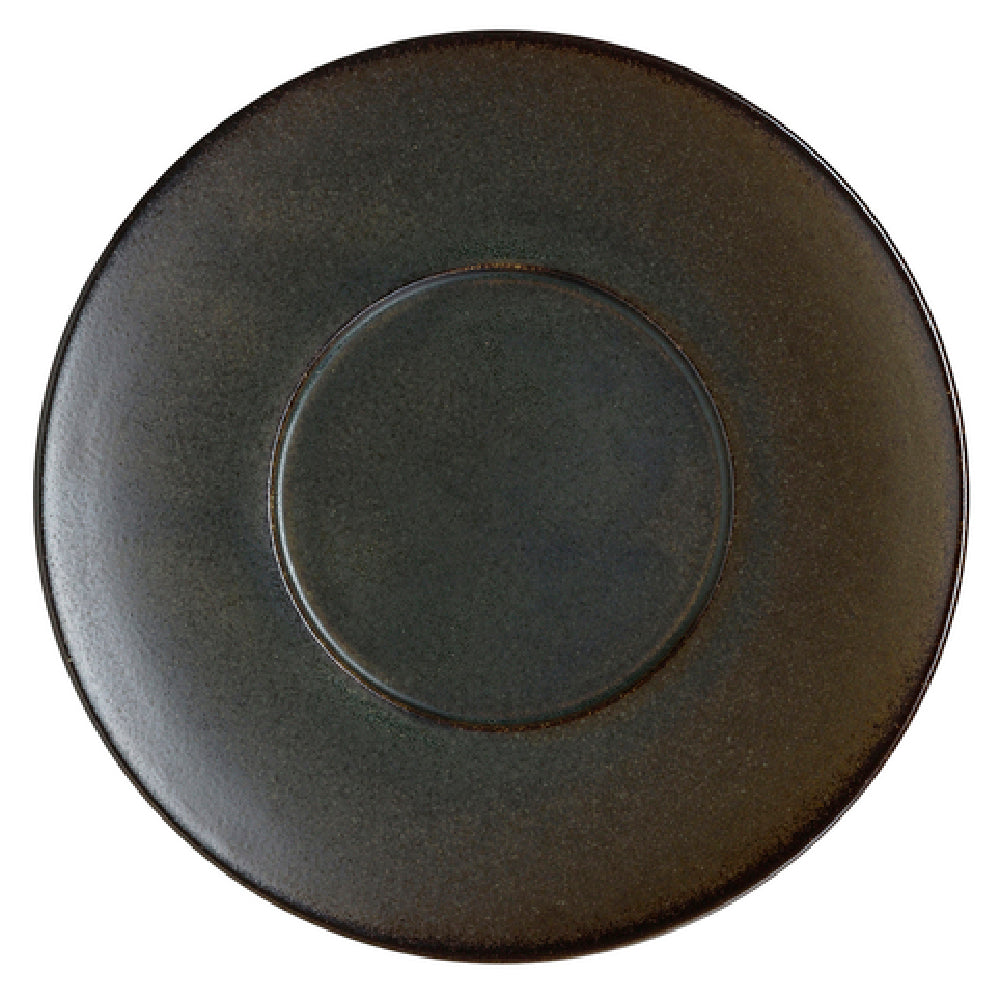 Steelite 6413MY002 Rimmed Plate 9.5"Wabi Sabi Slate