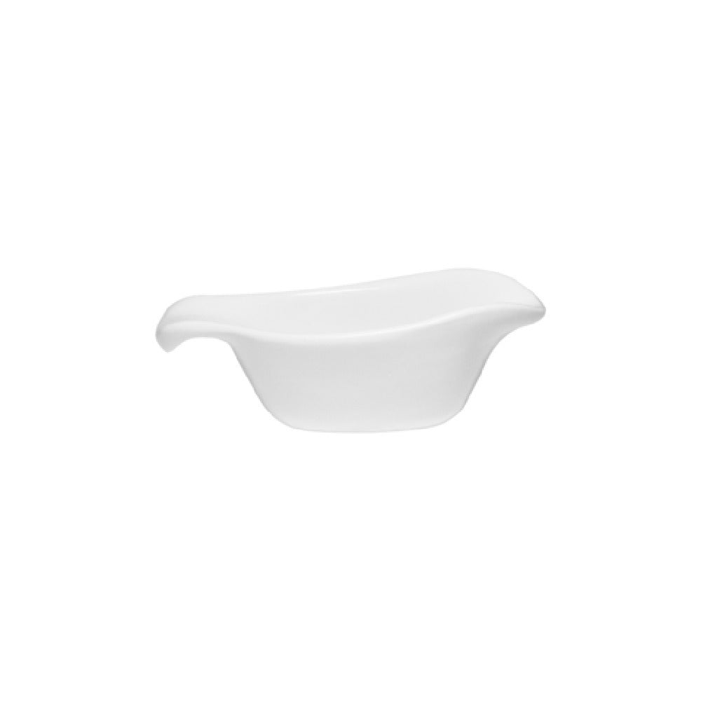 Steelite DCI17UW Sauceboat 3 Oz. 5-1/2"L X 2-3/8"W X 2-1/8"H