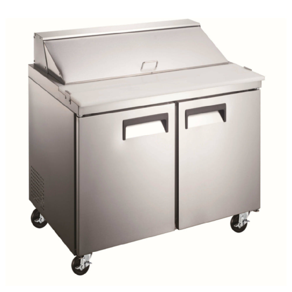 Admiral Craft USSL-2D/36 U-STAR Salad/Sandwich Refrigerated Prep Table 36-1/4"W X 29-1/2"D X 46"H