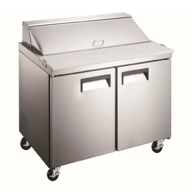 Admiral Craft USSL-2D/36 U-STAR Salad/Sandwich Refrigerated Prep Table 36-1/4"W X 29-1/2"D X 46"H