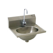 Eagle HSA-10-FE-B-2X Hand Sink Wall Mount 13-1/2" Wide X 9-3/4" Front-to-back X 6-3/4" Deep Bowl
