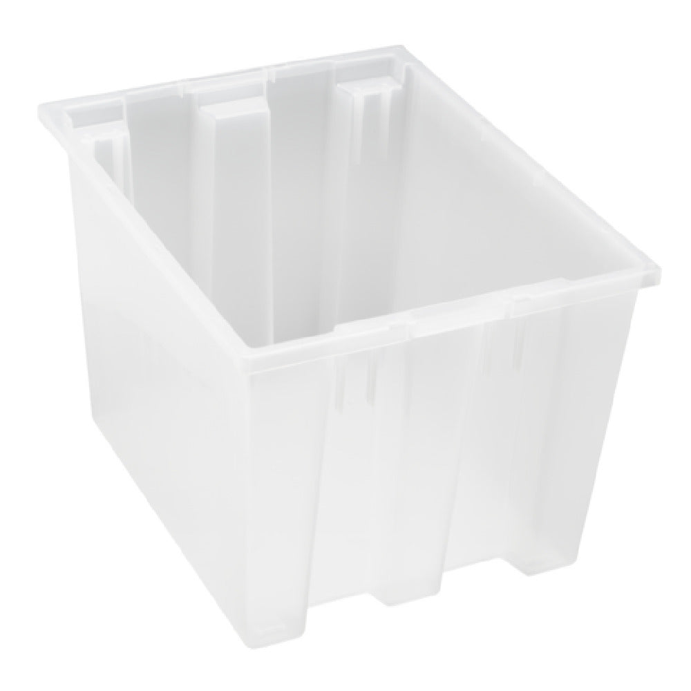 Quantum SNT195CLCS - Stack And Nest Tote, 19-1/2"W X 15-1/2"D X 13"H, Heavy Duty