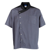 KNG 2779SLBKXL Kng Xl Uptown Chef Coat Lw Slate/black