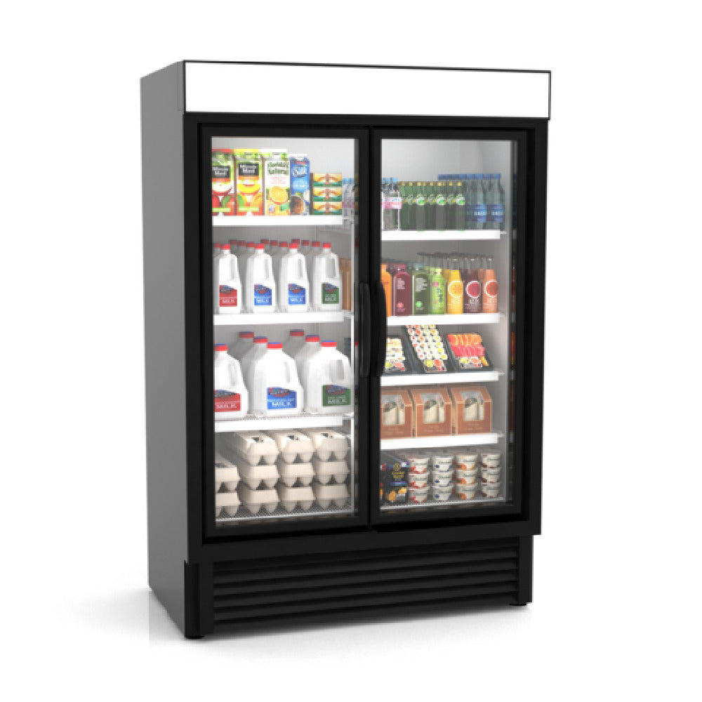 Hussmann VRM2B MicroSC™ Medium-Temperature Refrigerator Merchandiser Reach-in