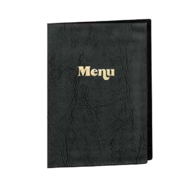 Menu Solutions CV200ABK Menu Jacket Holds 5-1/2" X 8-1/2" Insert Clear Interior Pocket