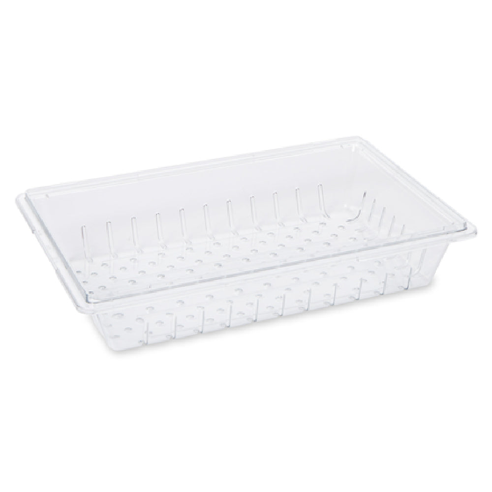 Rubbermaid FG330300CLR Colander/Drain Tray 26"L X 18"W X 5"H Fits All Food Tote Boxes 6" Deep Or Greater