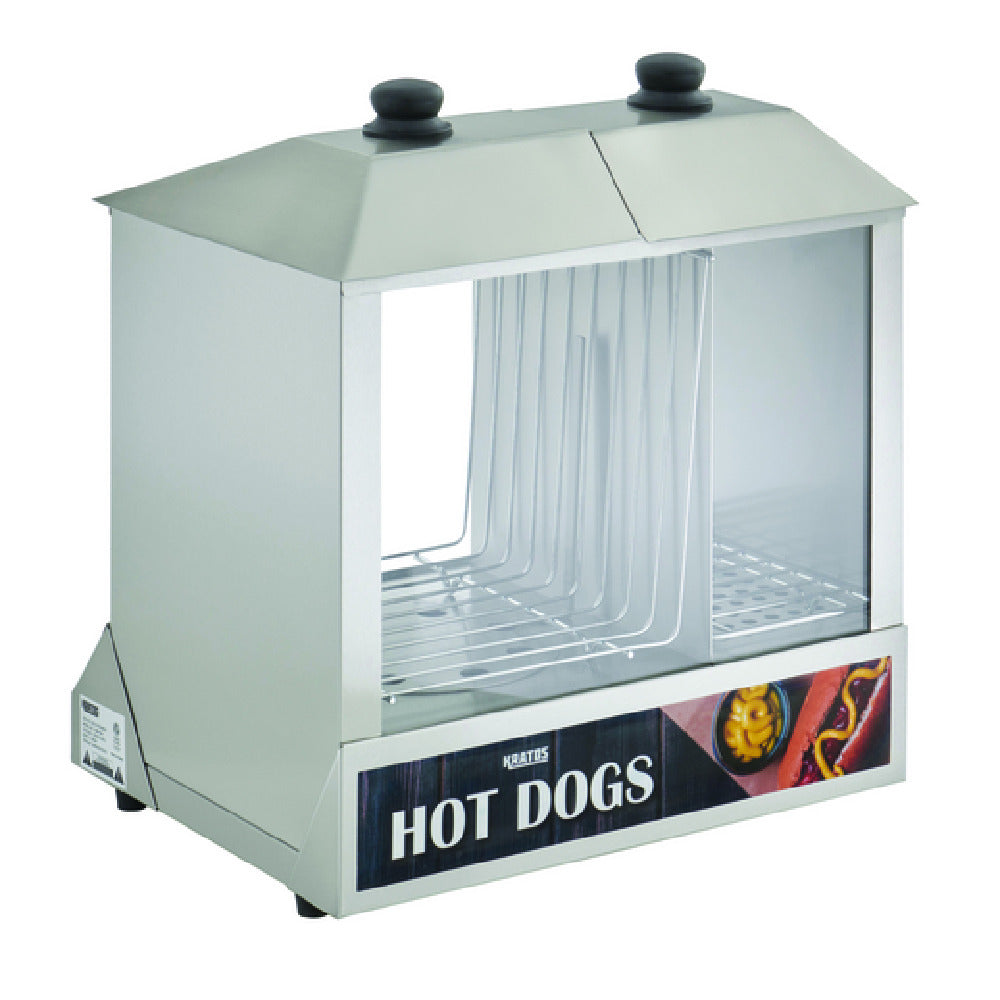 Hubert 80848 - Kratos® 29M-056 Hot Dog/Bun Steamer/Merchandiser, 18.5”W X 14”D X 19”H
