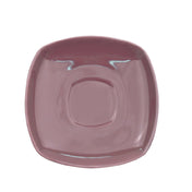 CAC China KC-2-PLM Color Arts Saucer 6"L X 6"W X 3/4"H Square