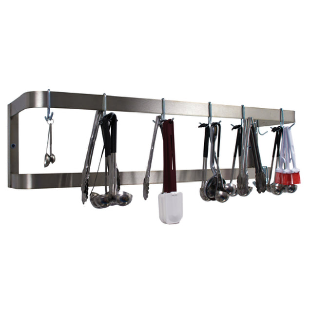Advance Tabco SW-96 Pot Rack Wall-mounted Double Bar Design
