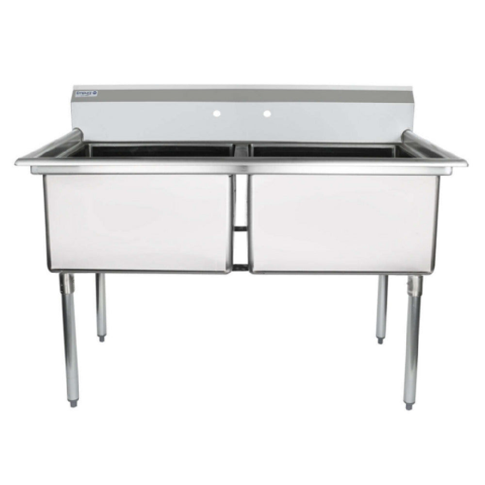Empura ESD22424 - Sink, 55"W X 29.5"D X 44.25"H, (2) Compartment