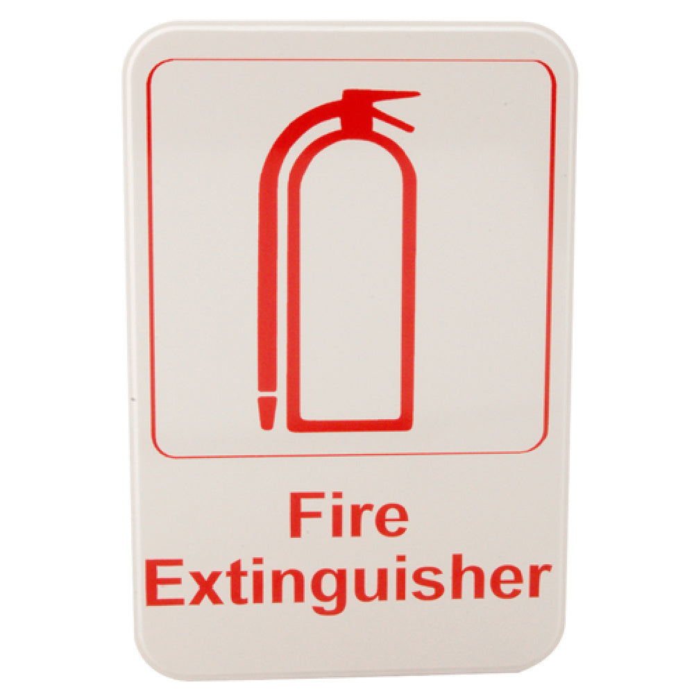 Traex 5618 Sign Fire Extinguisher 6x9"