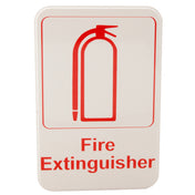 Traex 5618 Sign Fire Extinguisher 6x9"