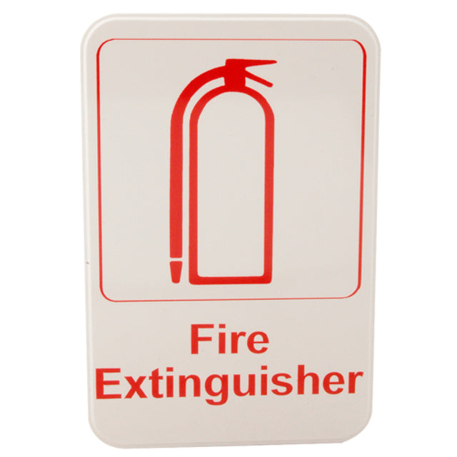 Traex 5618 Sign Fire Extinguisher 6x9"