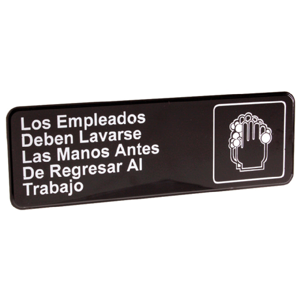 Vollrath/Idea-Medalie VOL4531 Sign Wash Hands In Spanish