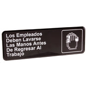 Vollrath/Idea-Medalie VOL4531 Sign Wash Hands In Spanish