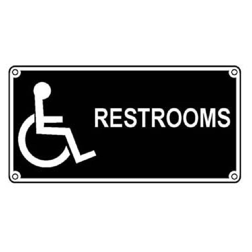 AllPoints 2801196 Sign Accessible Washroom 7x14