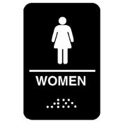 Traex 5634 Sign Woman's Braille 6x9"