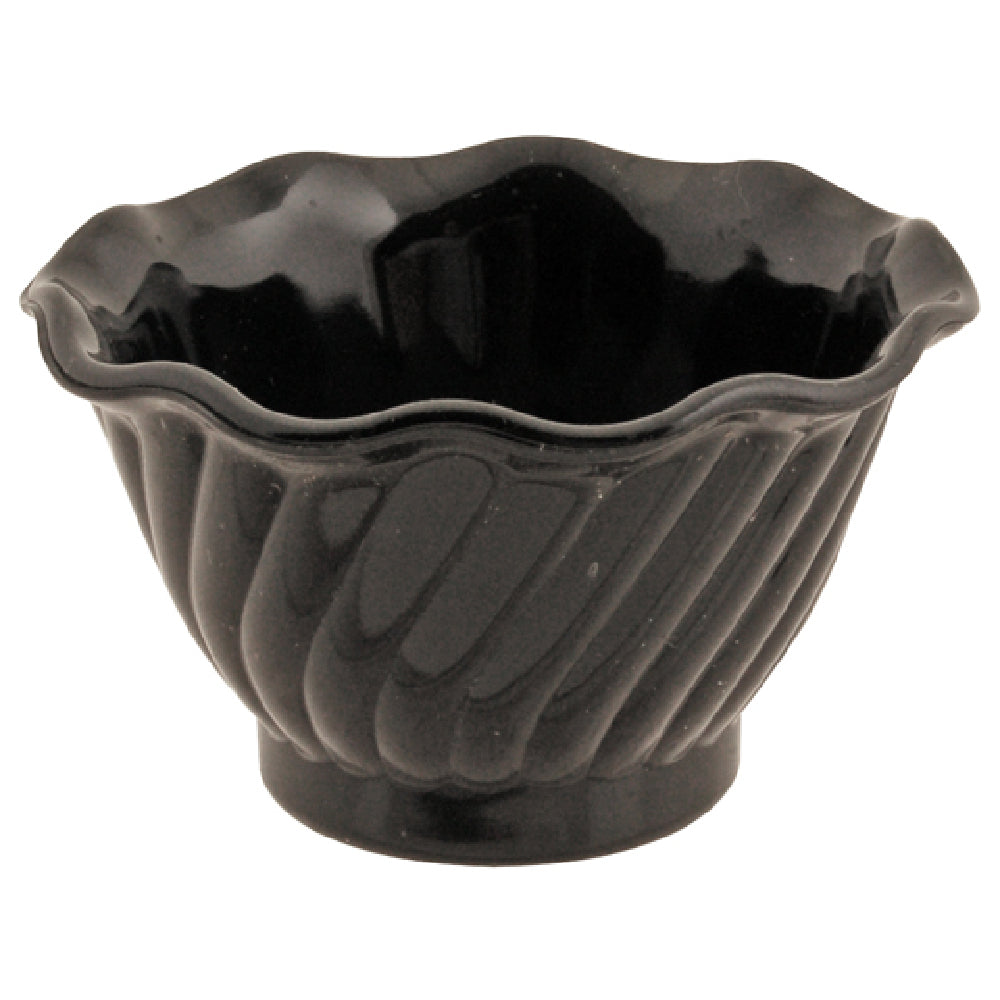 AllPoints 2801382 Bowl Dessert San 5oz Blk 12 Pk