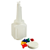 Traex 3648 Bottle 48 Oz Sq W/lid Nck Spt