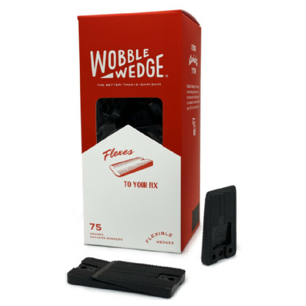 Focus Foodservice 4075 Wobble Wedge Flexible Black Bx/75