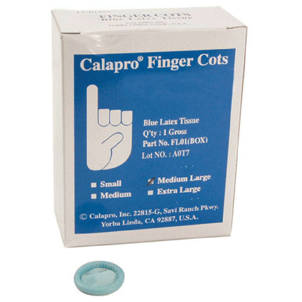 Private Label 2801644 Fingercots Blue Lrg 144 Count