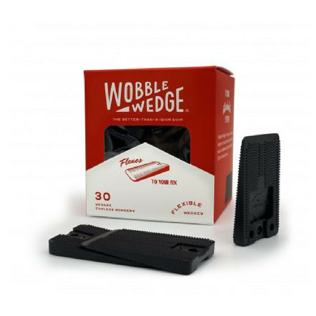 Focus Foodservice 4030 Wobble Wedge Flexible Black Bx/30