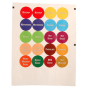 AllPoints 2801772 Labels Cap Fifo 24/sheet 3 Pk