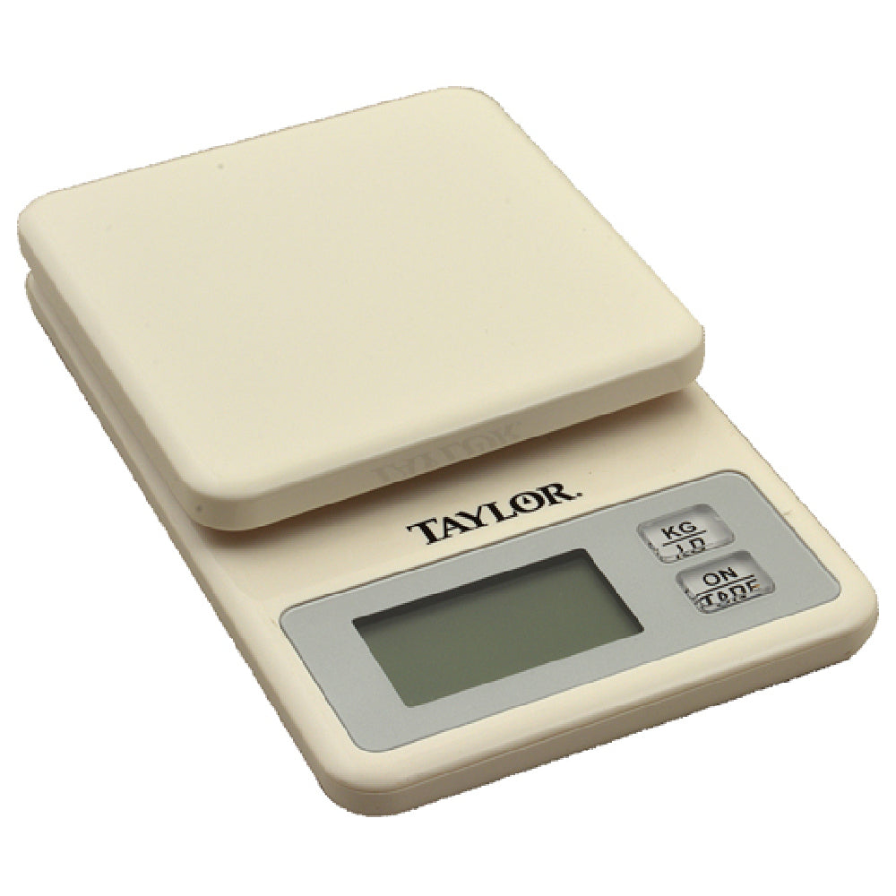 Taylor Thermometer 3817 Scale Digital(11lbs Whit Plst