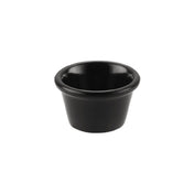 CAC China MRKF-1-BLK Ramekin 1.5 Oz. 2-1/2" Dia. Round