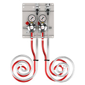 Micro Matic 83215-PP Secondary Regulator Panel Assembly 2 Pressure 2 Products With 3/8" Jumper Lines