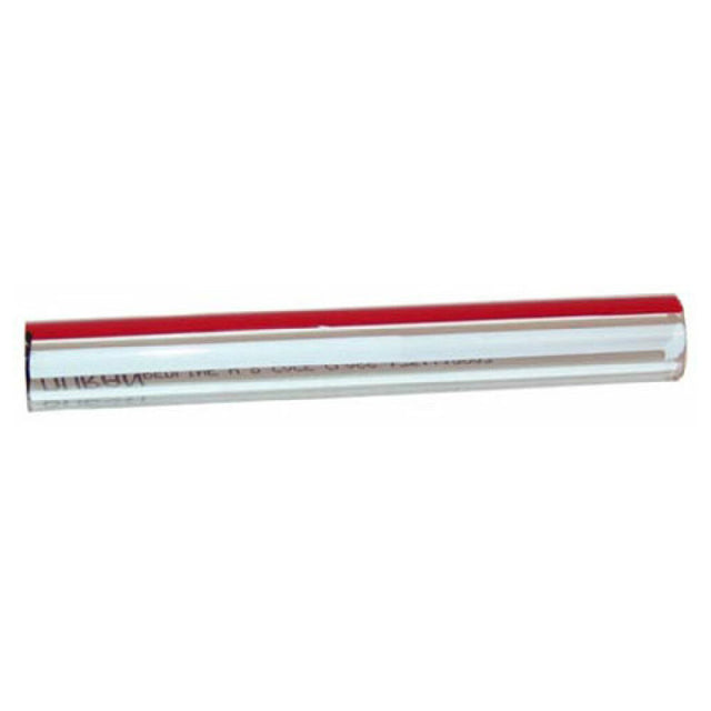 Groen Z008742 Tube Glass Red & White Stripe
