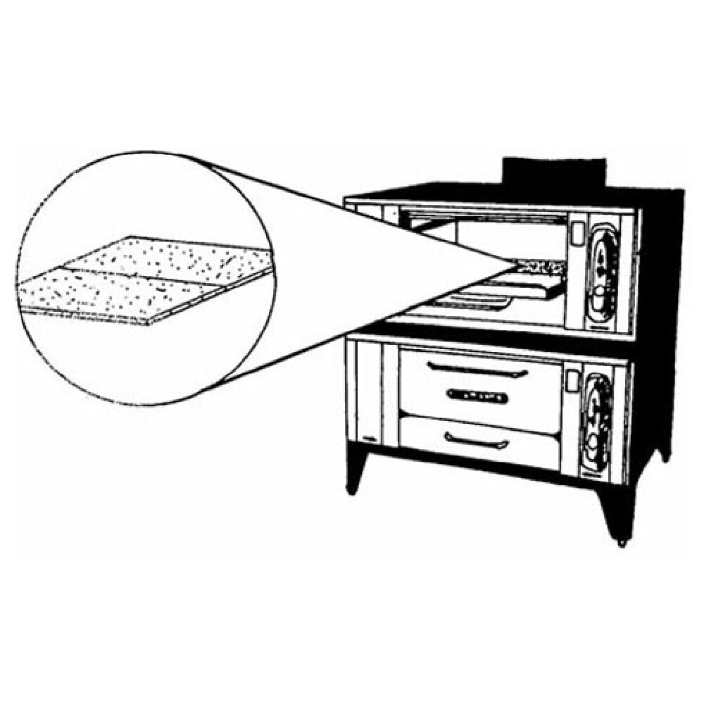 Bakers Pride T1116Y Baking Deck 1" X25 1/4" X29 3/4" Fitsbakerspride