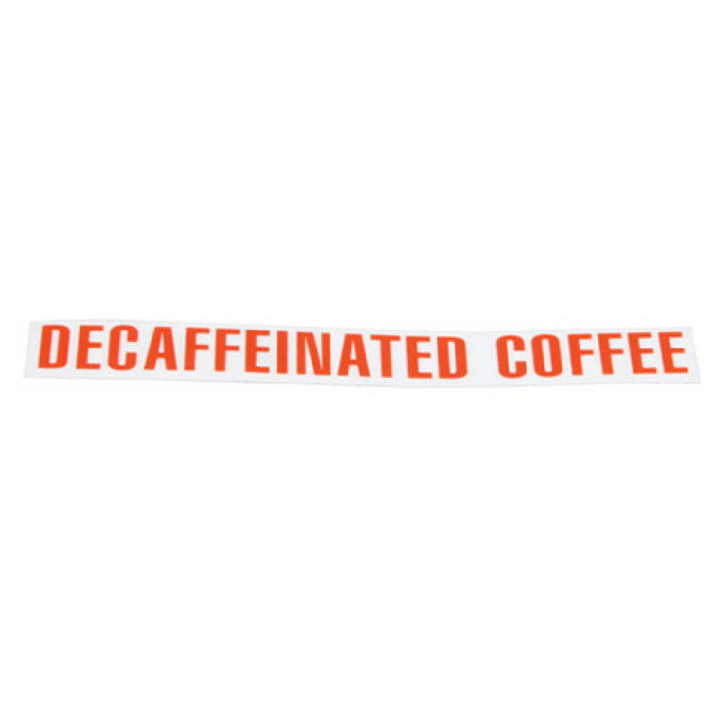 Bunn 00879.0000 Decal Decaffeinated