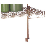 SPG PWS18C1 - ISS Post Mount Wall Bracket, Single, For 18" Shelf