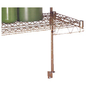 SPG PWS18Y1 - ISS Post Mount Wall Bracket, Single, For 18" Shelf