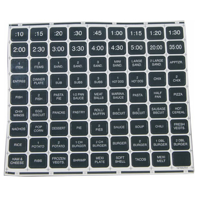 Amana 12155702 Label Menu