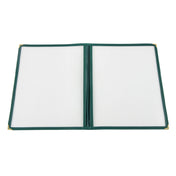 CAC China MCP2-911GN Menu Cover 2-pocket 8-1/2" X 11"
