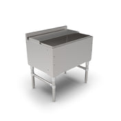 John Boos UBIB-2130-X Underbar Ice Bin/Cocktail Unit 30"W X 21"D X 32-1/2"H Overall Size